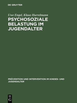 cover image of Psychosoziale Belastung im Jugendalter